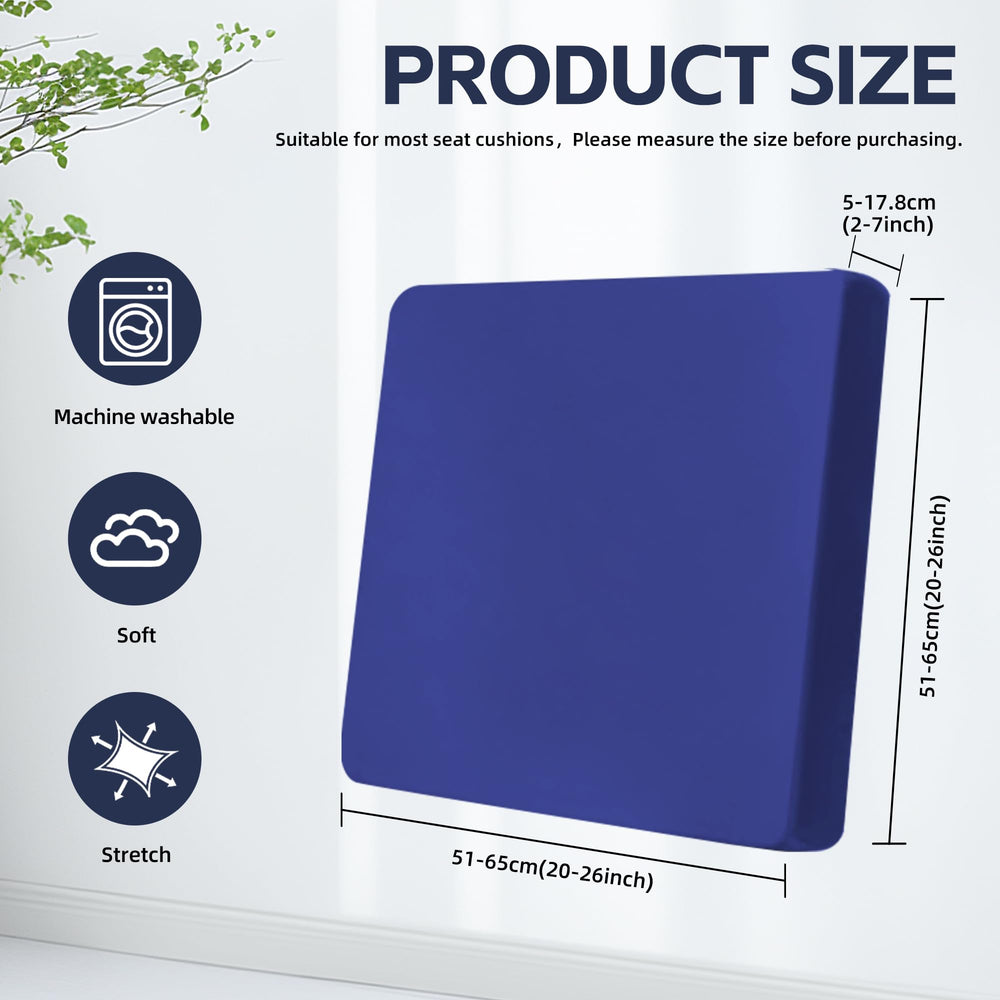 DREAHOTEXTIL cushion covers showing elastic fit feature