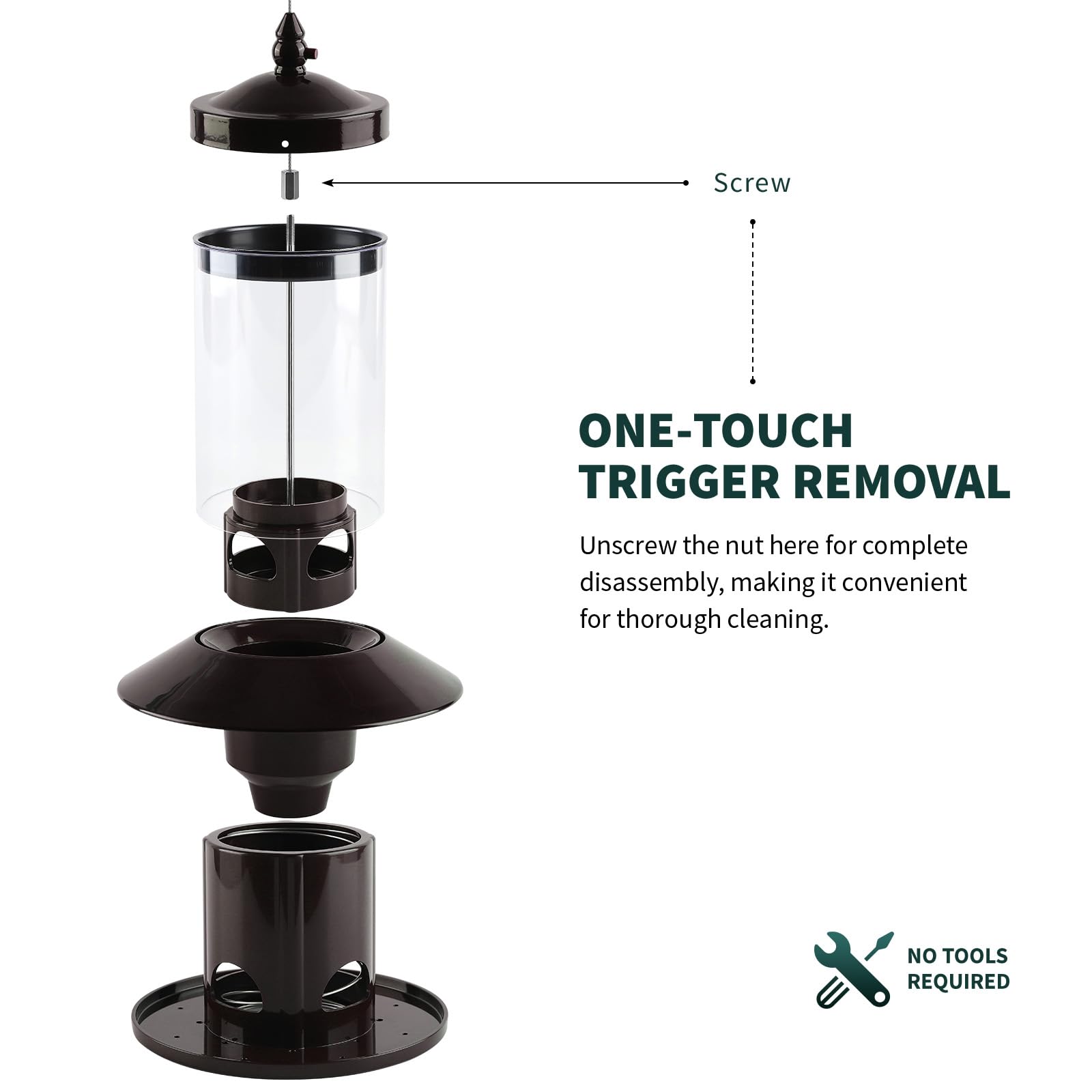 Dreamdrawer Squirrel-Proof Bird Feeder packaging
