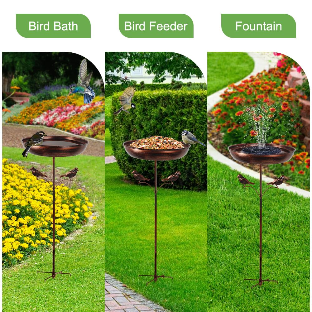 DREAMSOUL Copper Bird Bath installation process