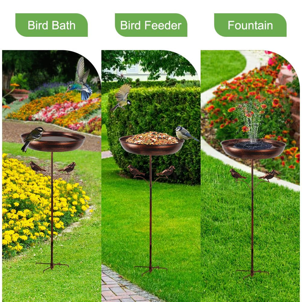 DREAMSOUL Copper Bird Bath installation process