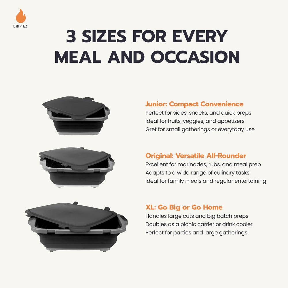 Drip EZ BBQ Prep Tub in outdoor setting