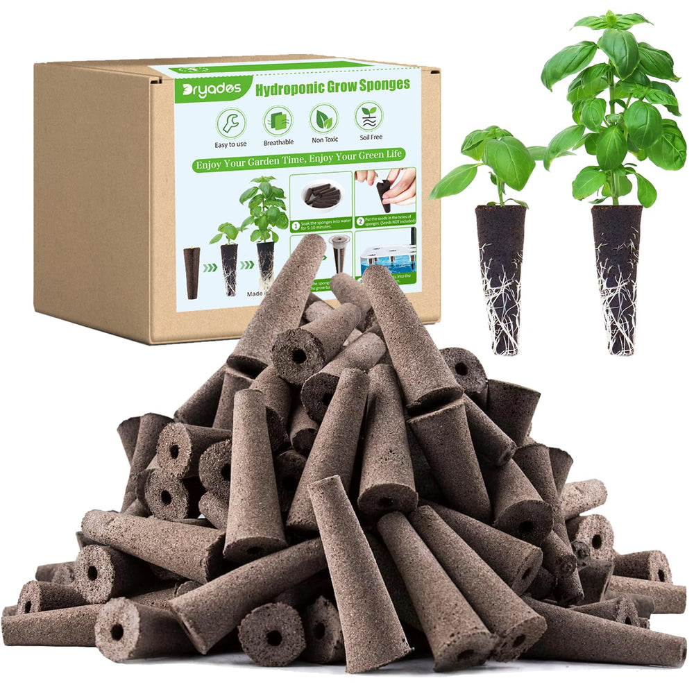 DRYADES 50ct Hydroponic Grow Sponges front view