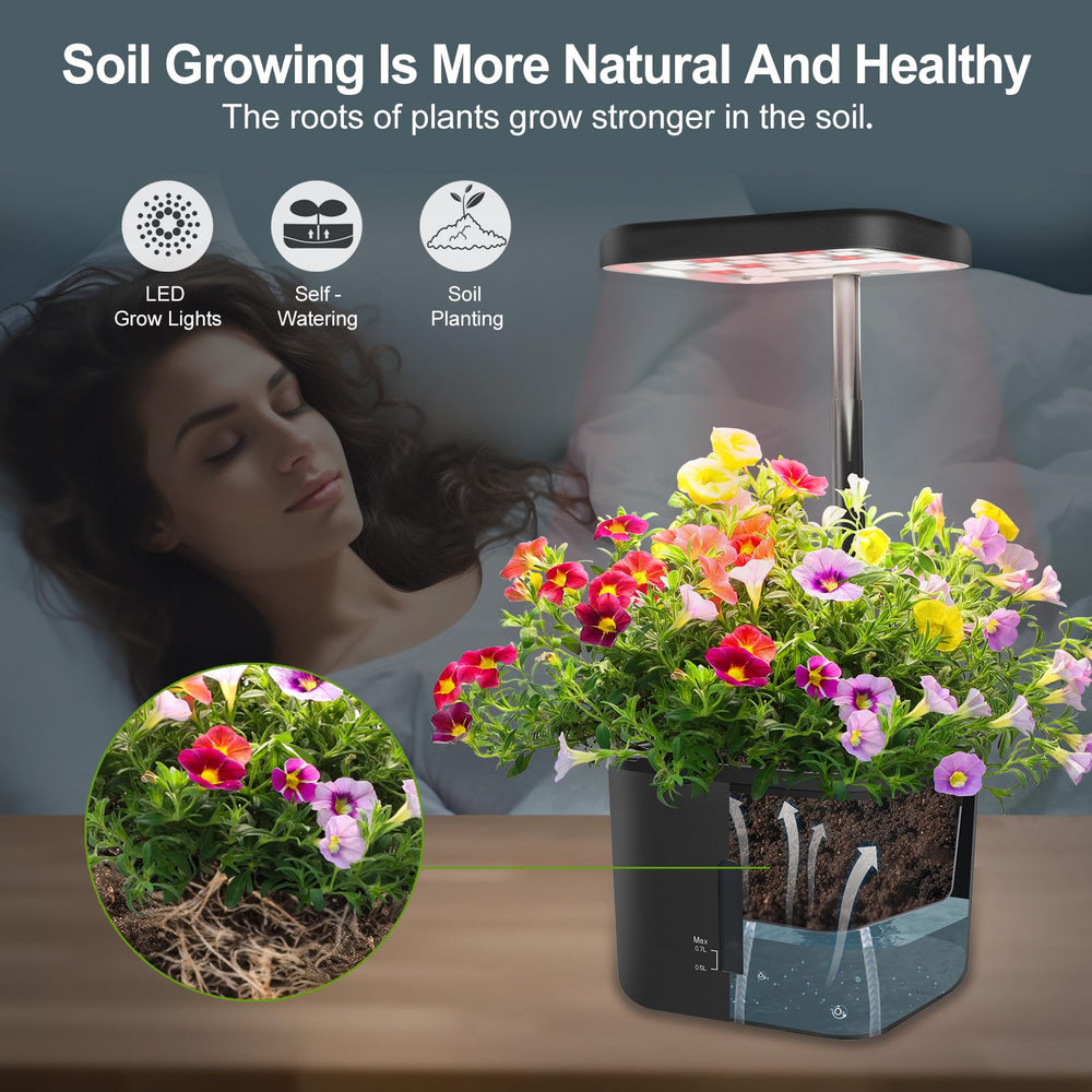 DRYADES Indoor Garden Growing System components including power adapter