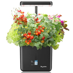 DRYADES Indoor Garden Growing System front view with LED grow light