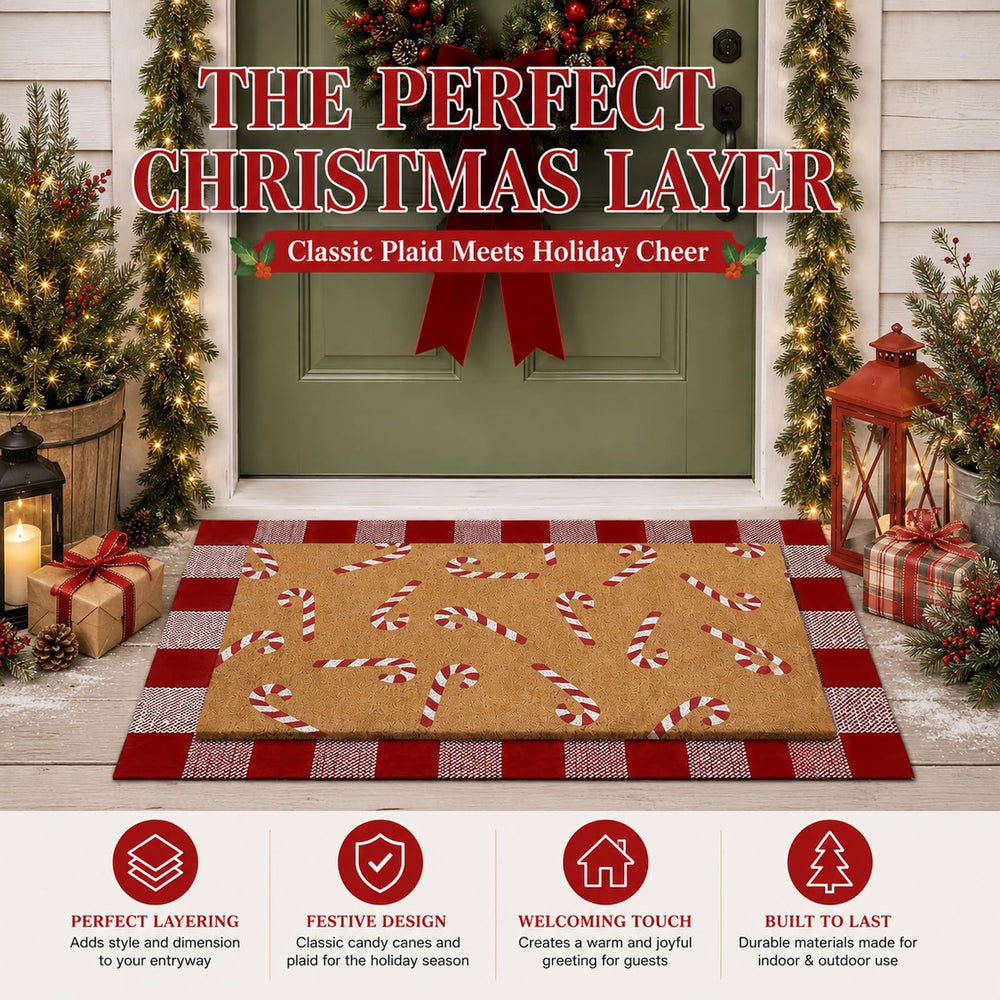 Drydiet doormat set displayed at front door entrance