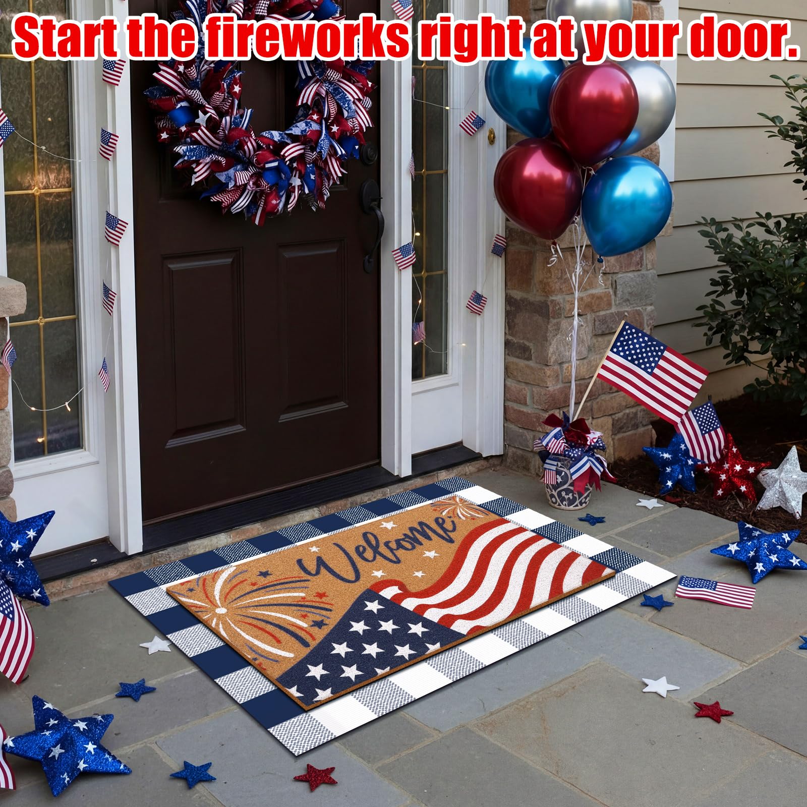 Drydiet Welcome Door Mat showing both layers together