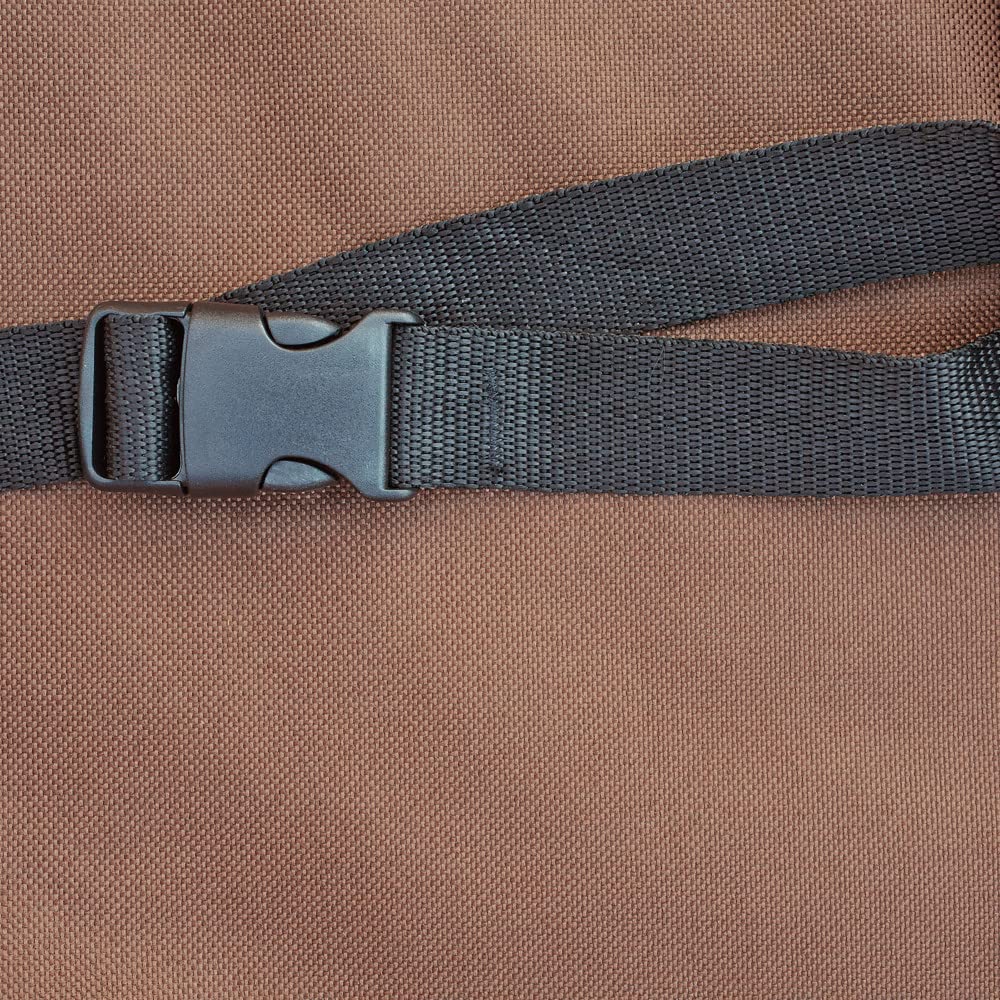Duck Covers cover secured with click-close straps