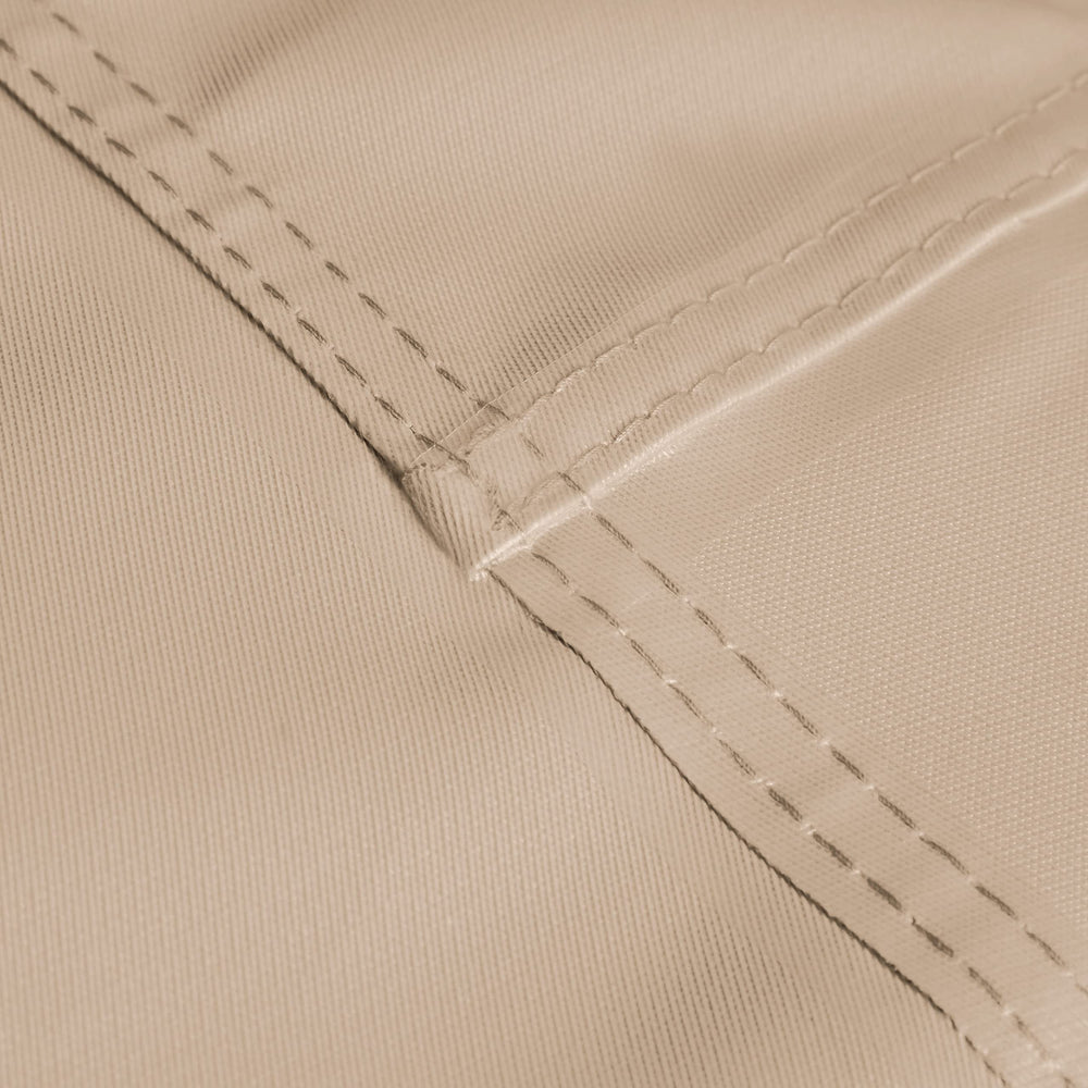 Duck Covers Elegant Waterproof Loveseat Cover laid over a loveseat