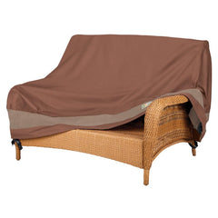 Duck Covers Ultimate Loveseat Cover showing waterproof fabric