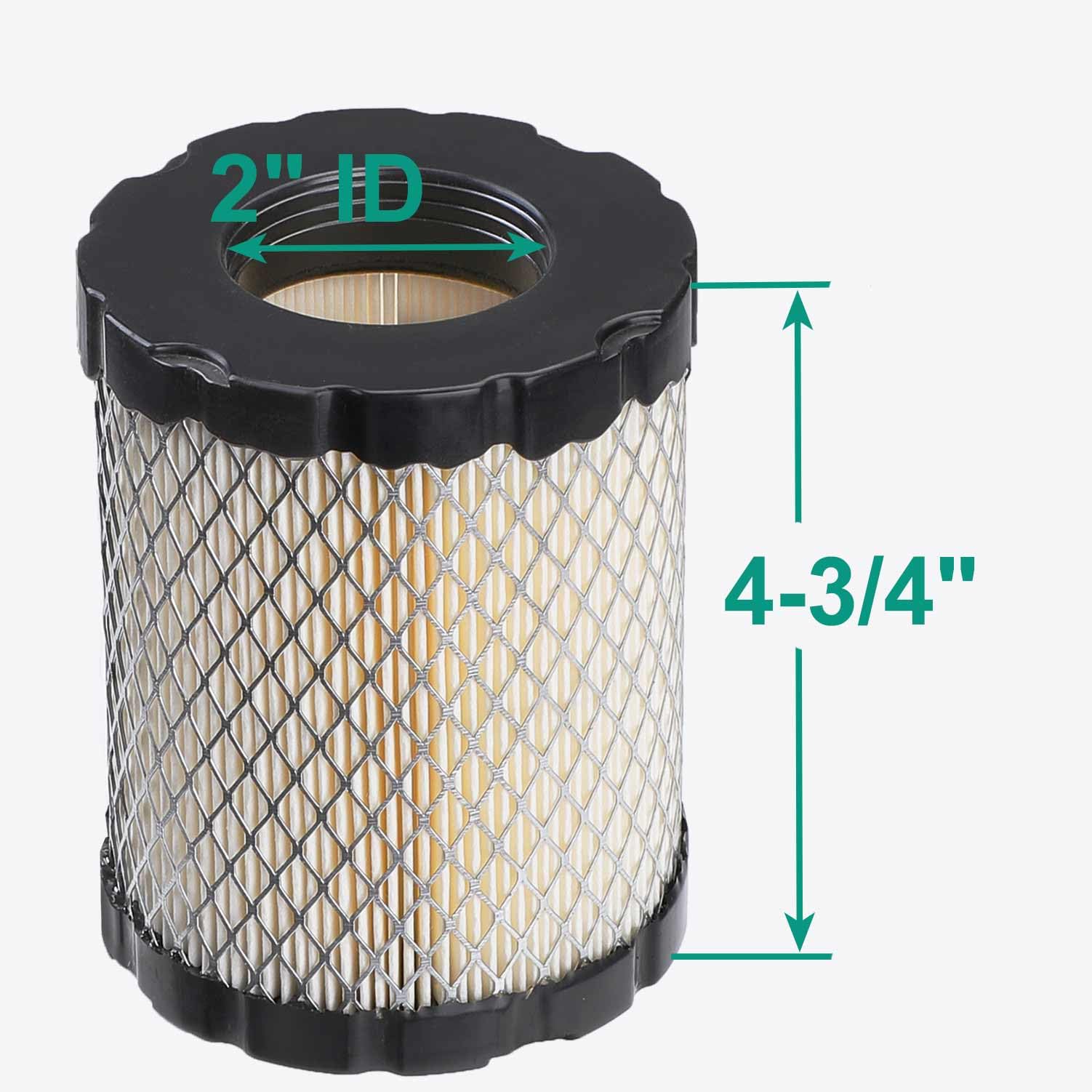 DUCTAIL air filter compatibility chart