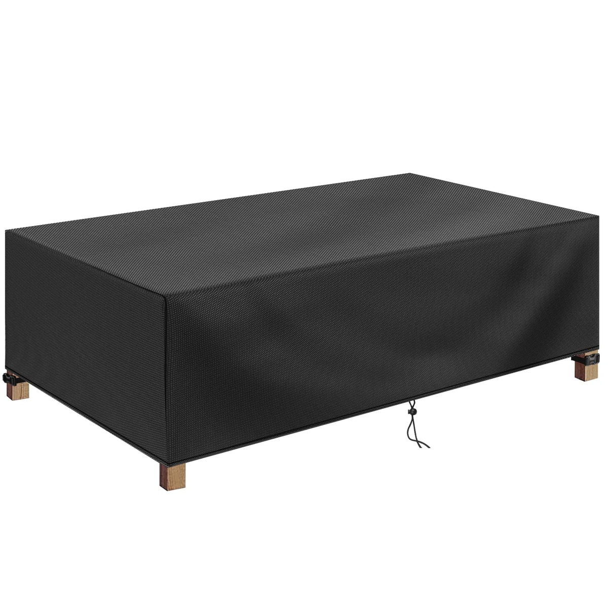 DUDSOEHO Rectangular Coffee Table Cover 46x26x13 inch in black