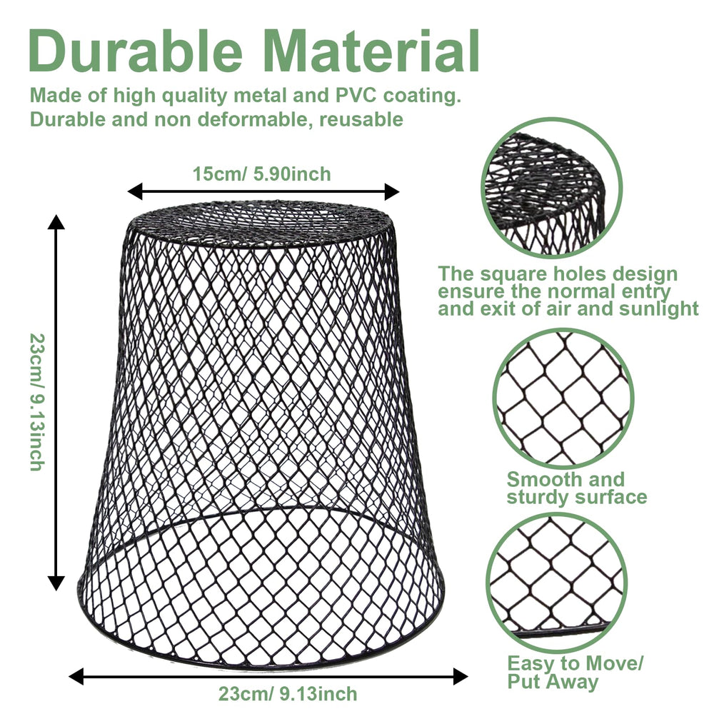 Dukelai chicken wire cloche with fixing pins and labels