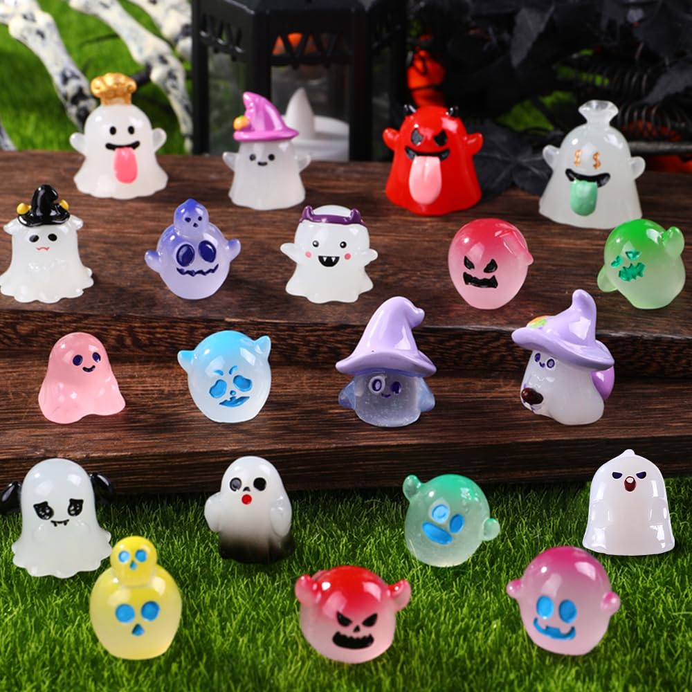 DULEFUN Halloween ghost figures glowing in the dark