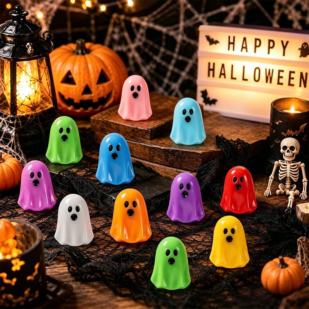 DULEFUN mini ghost figurines used as vase fillers