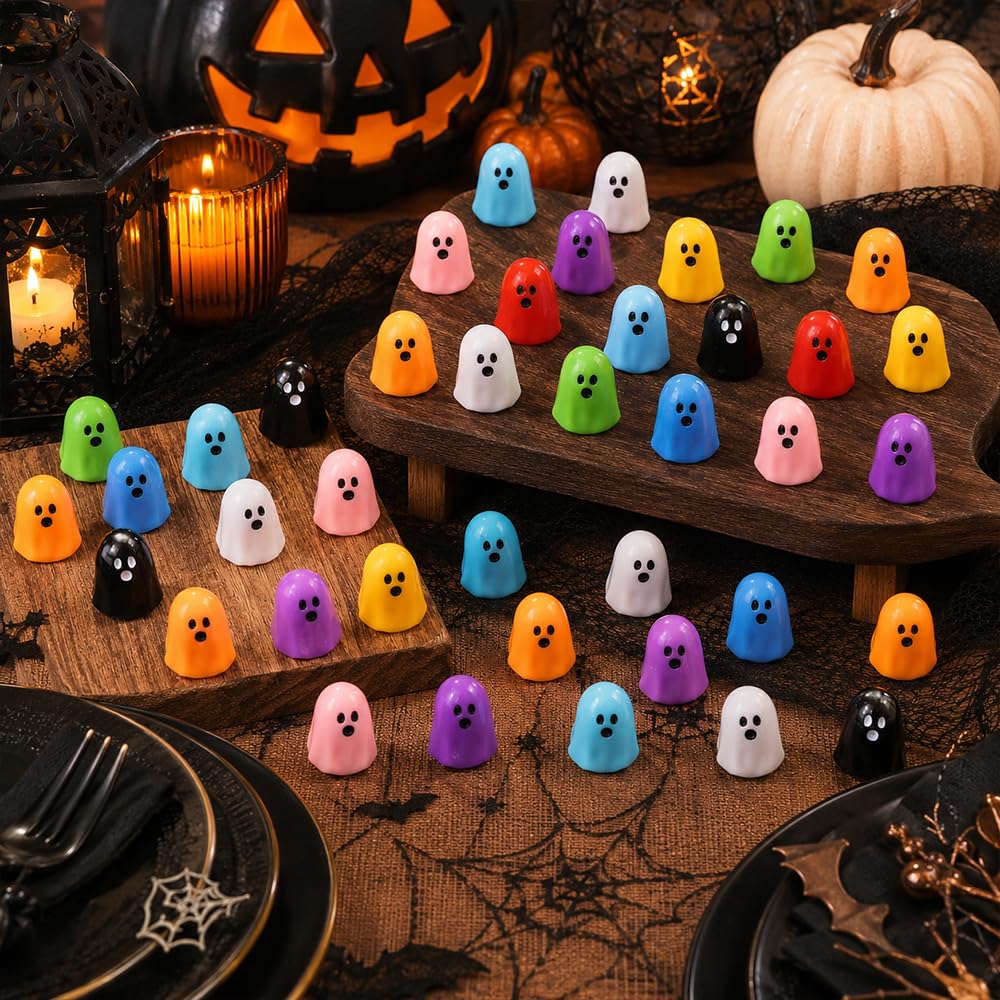 DULEFUN small ghost figurines in assorted colours