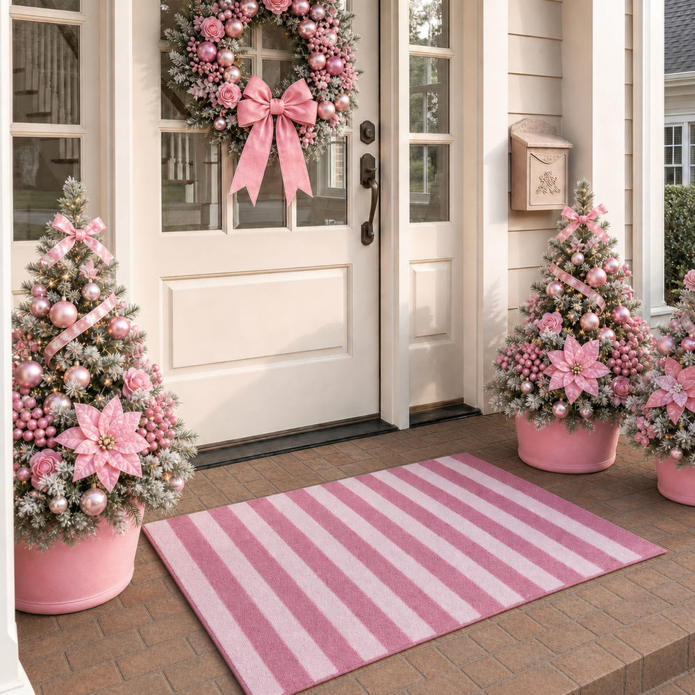 Duraaamo rug dimensions displayed on patio
