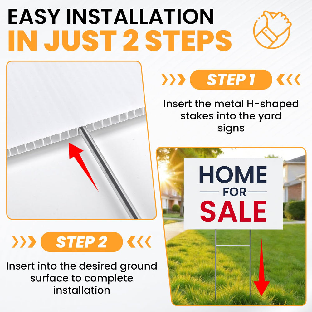 Durable AstrivixDD yard sign showing waterproof features