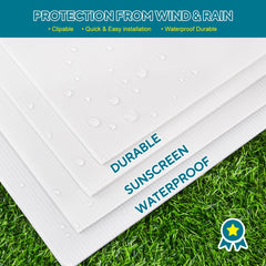 Durable corrugated plastic yard signs from USCNC