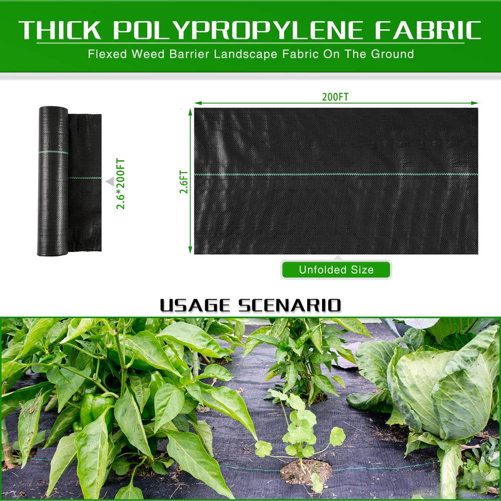 Durable Kijamilee weed blocker in flower bed