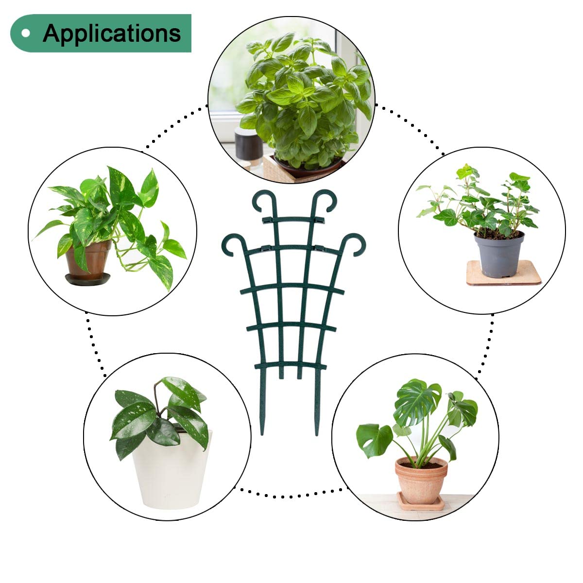 Durable material of UWIOFF trellis for climbing plants