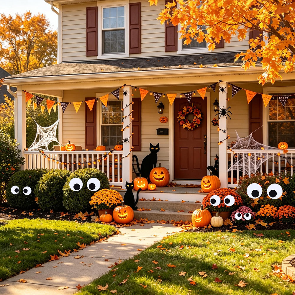 Durable materials of UYEDUJZ Halloween eyeball decorations