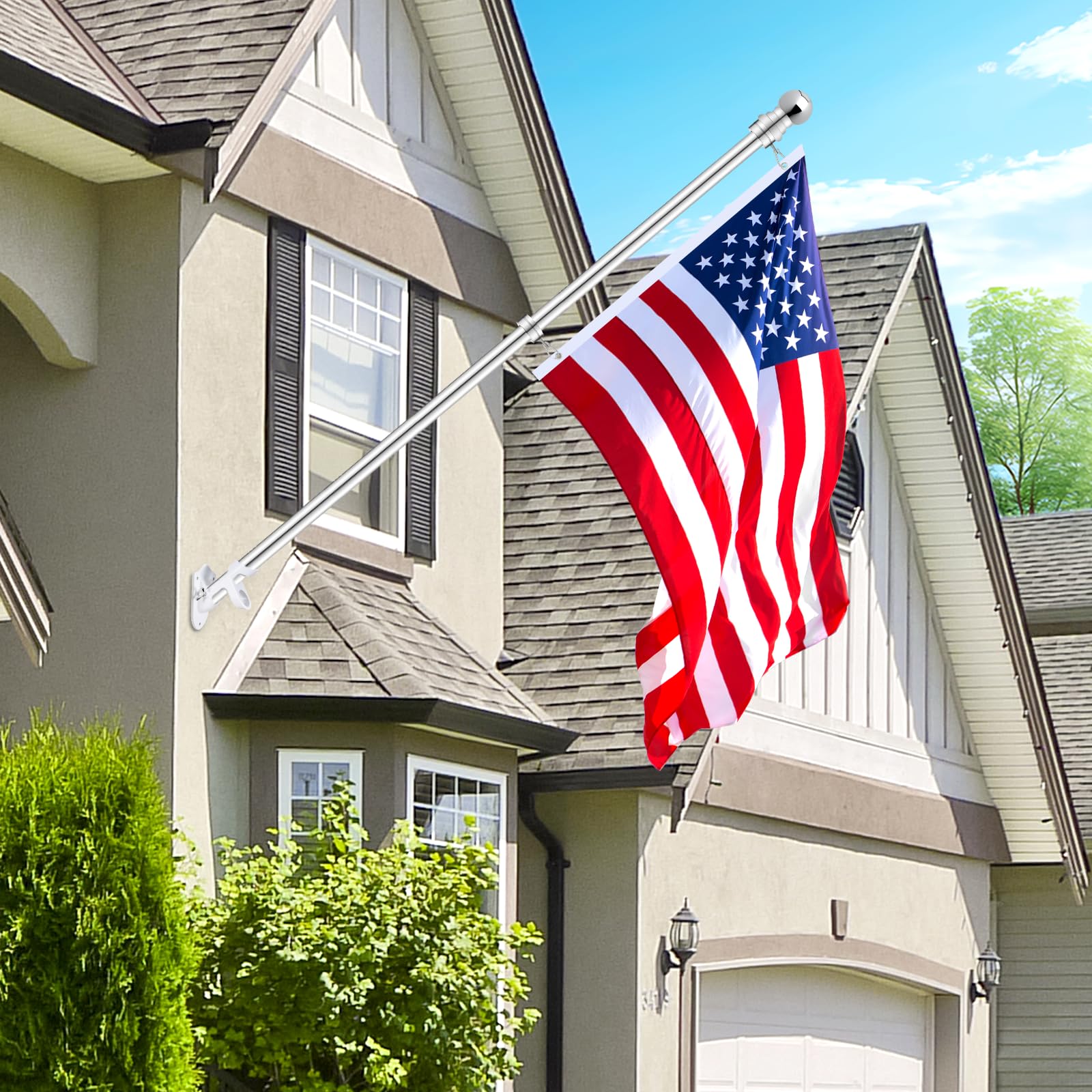 Durable materials used in REERON flag pole rings
