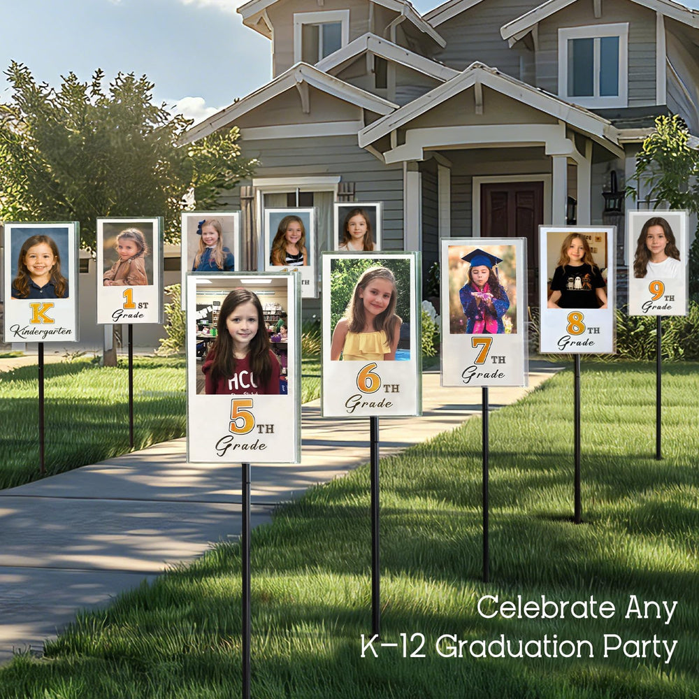 Durable metal stakes for stability in yard signs