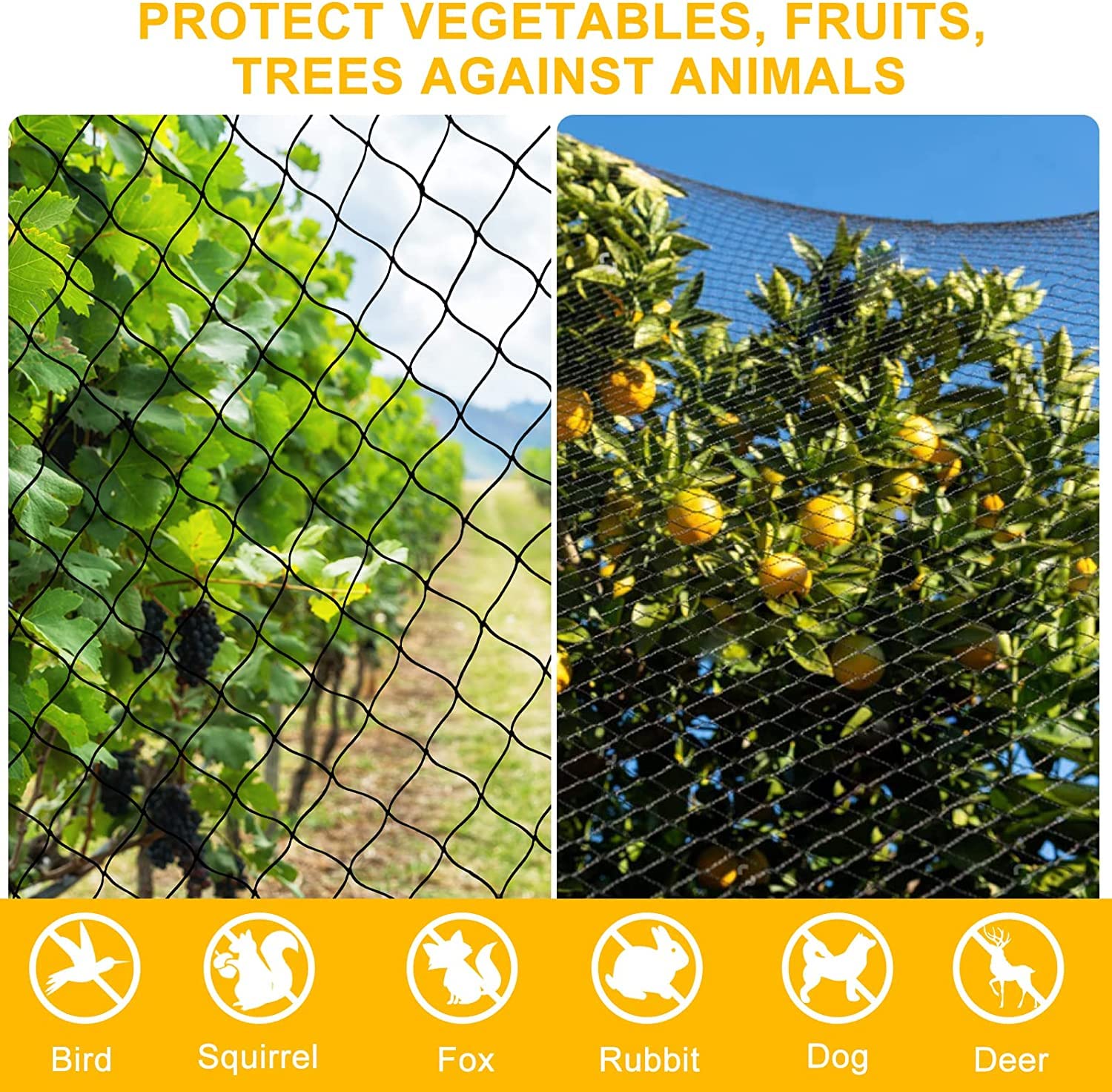 Durable nylon material of BSTPCOO Bird Net
