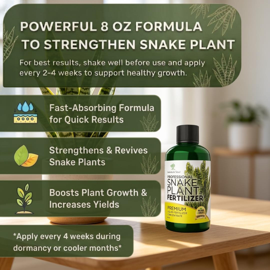 Durable packaging of Leaves and Soul snake plant fertilizer