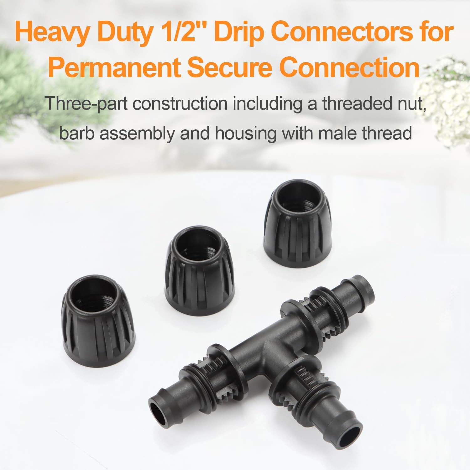 Durable plastic material of Copadri irrigation connectors