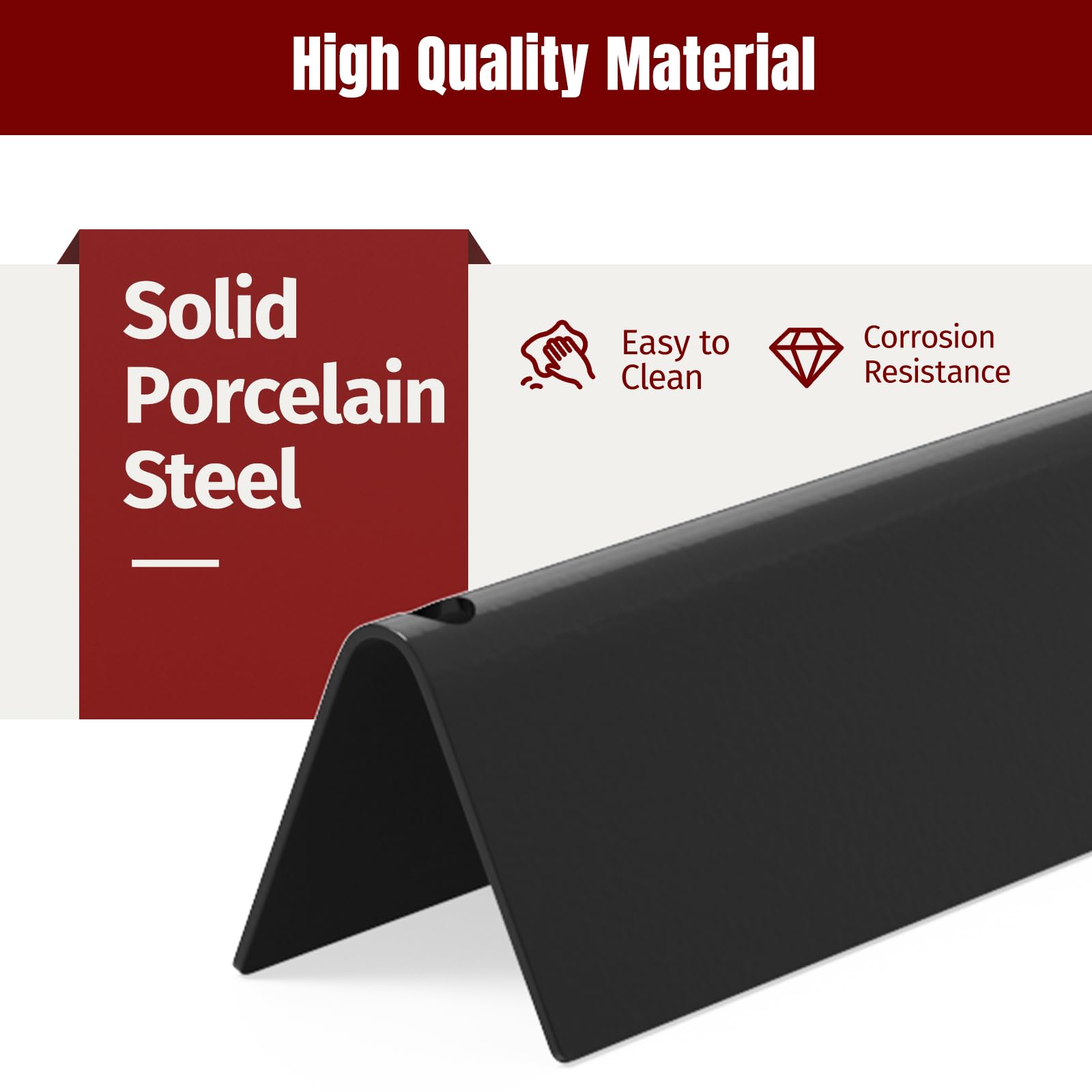 Durable porcelain-enameled SHINESTAR Flavorizer Bars