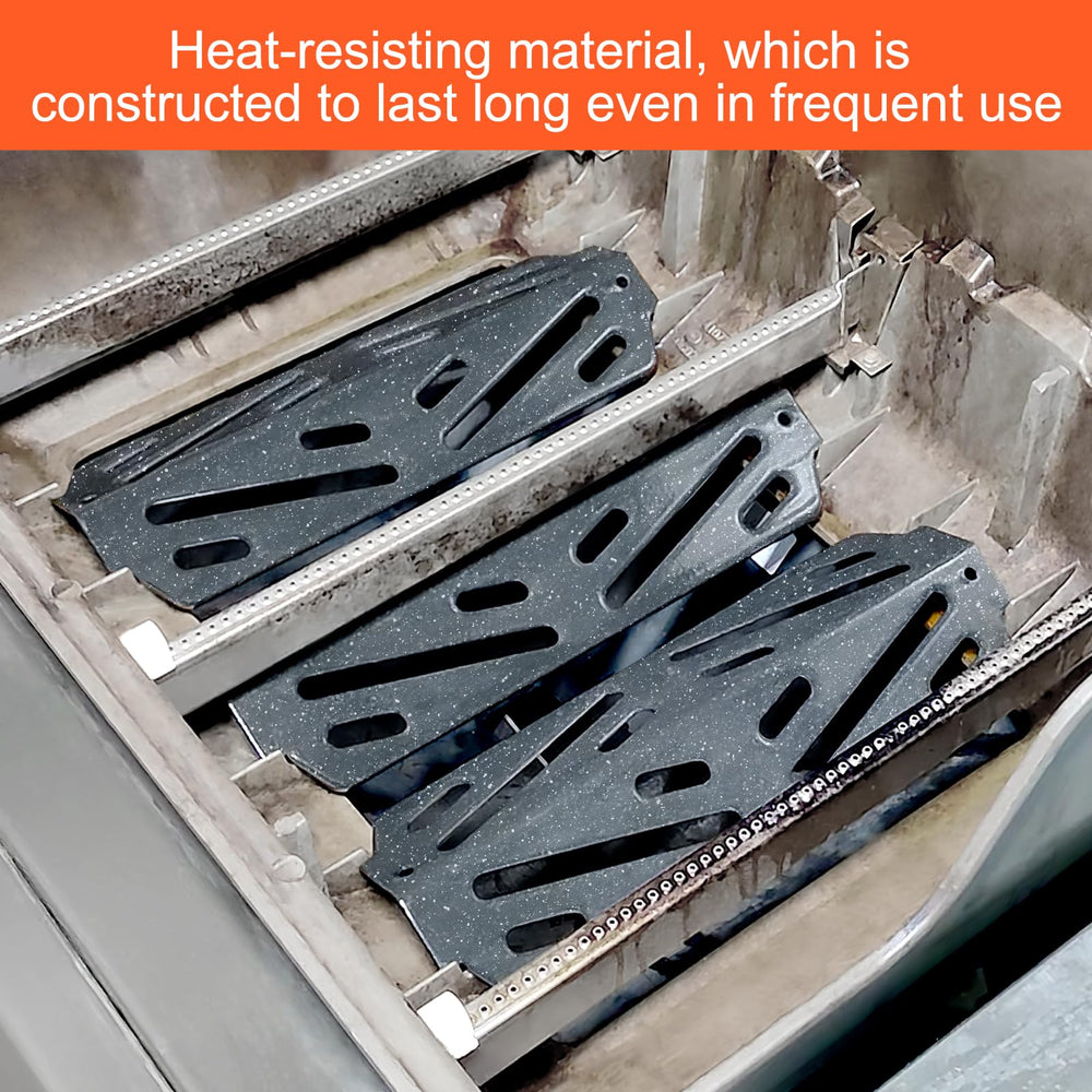 Durable porcelain steel construction of QuliMetal Flavorizer Bars