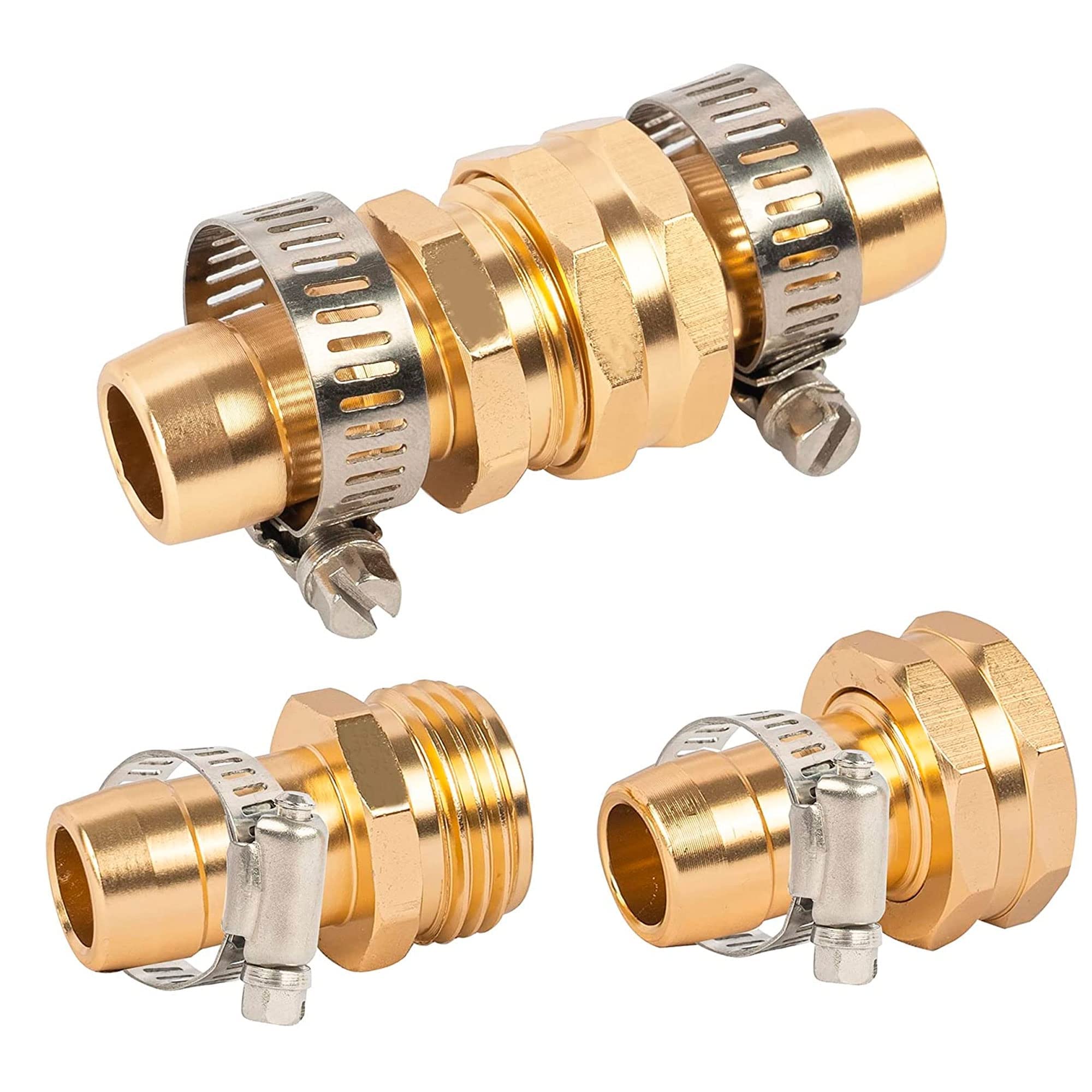 Durable rubber washers included with Hourleey hose connector kit