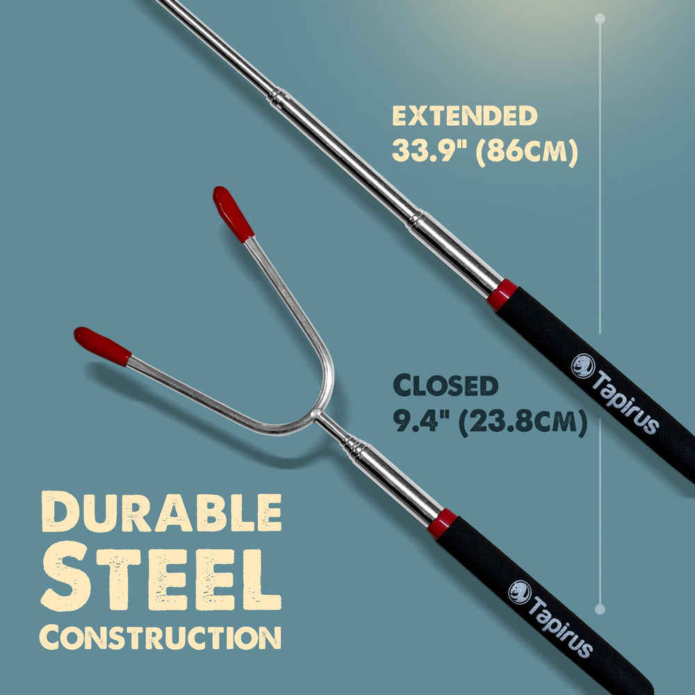 Durable stainless steel construction of Tapirus Roasting Stick