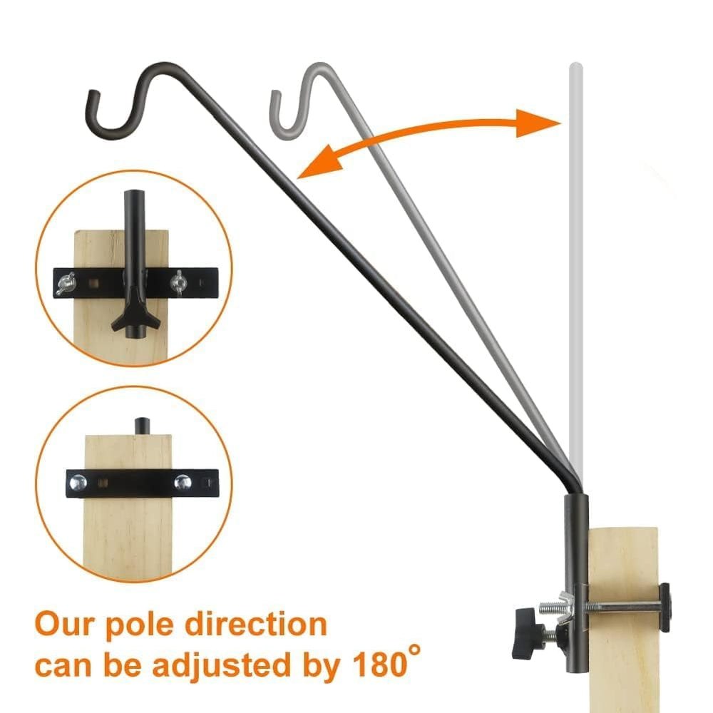 Durable steel construction of ERYTLLY rail hook