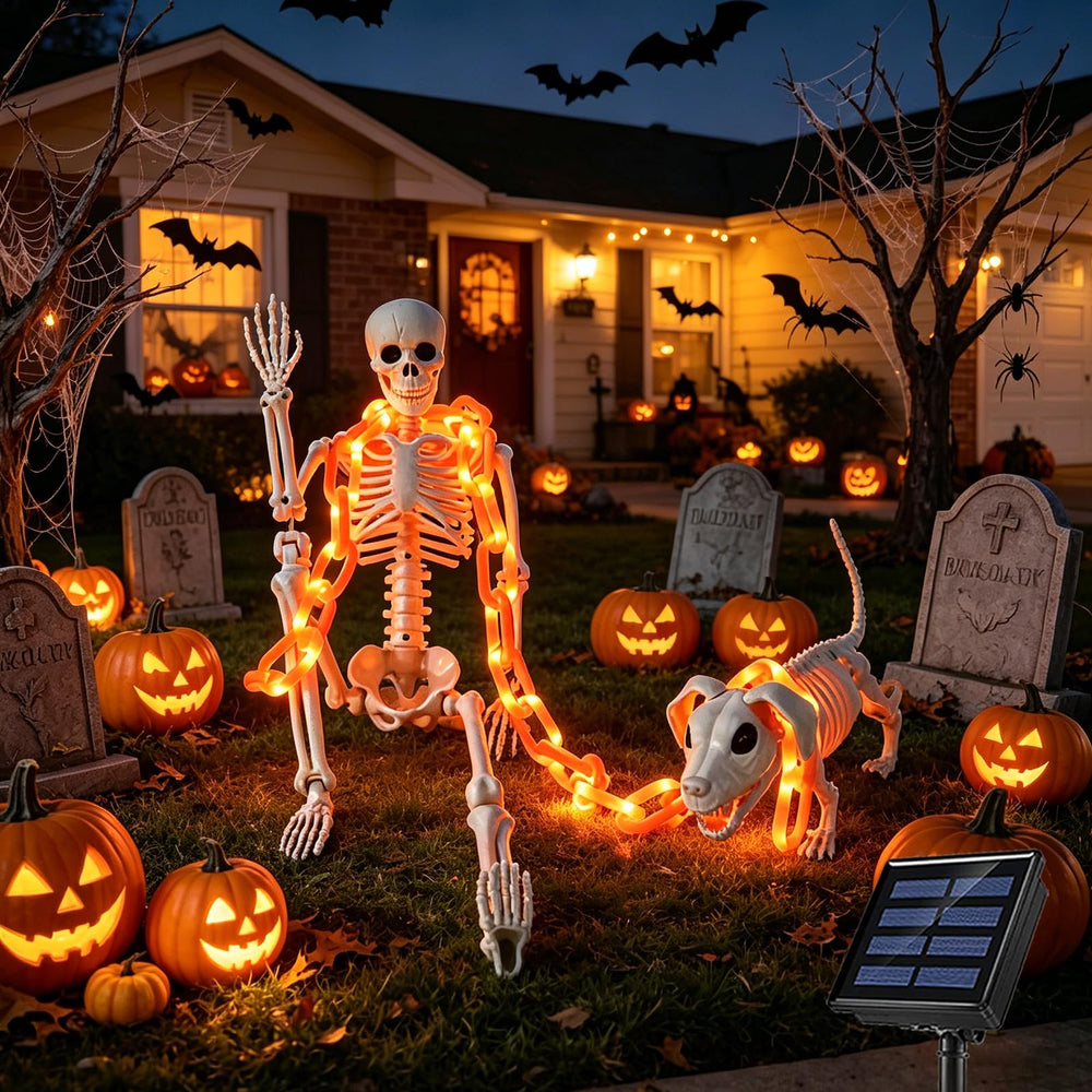 Durable weatherproof skeleton for outdoor use