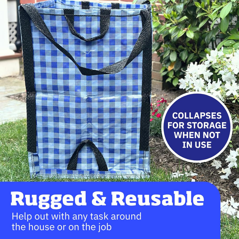 DURASACK bag used as a pop-up trash can at a party