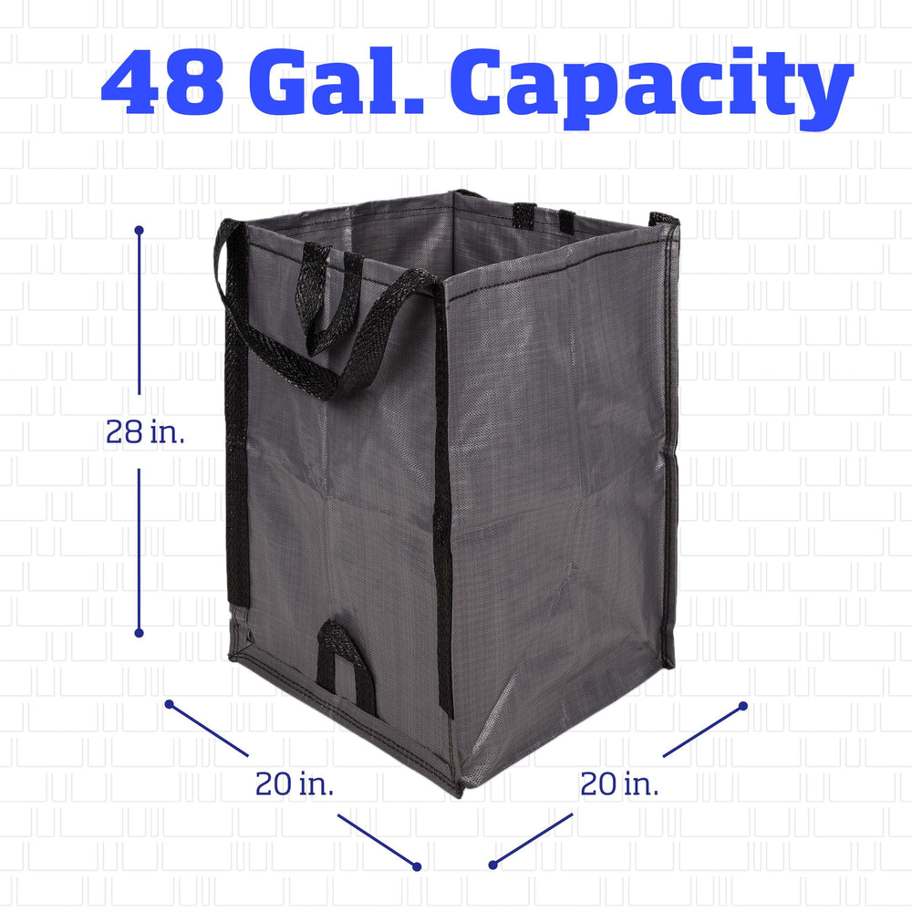 DURASACK Heavy Duty Home and Yard Bag, close-up on polypropylene material
