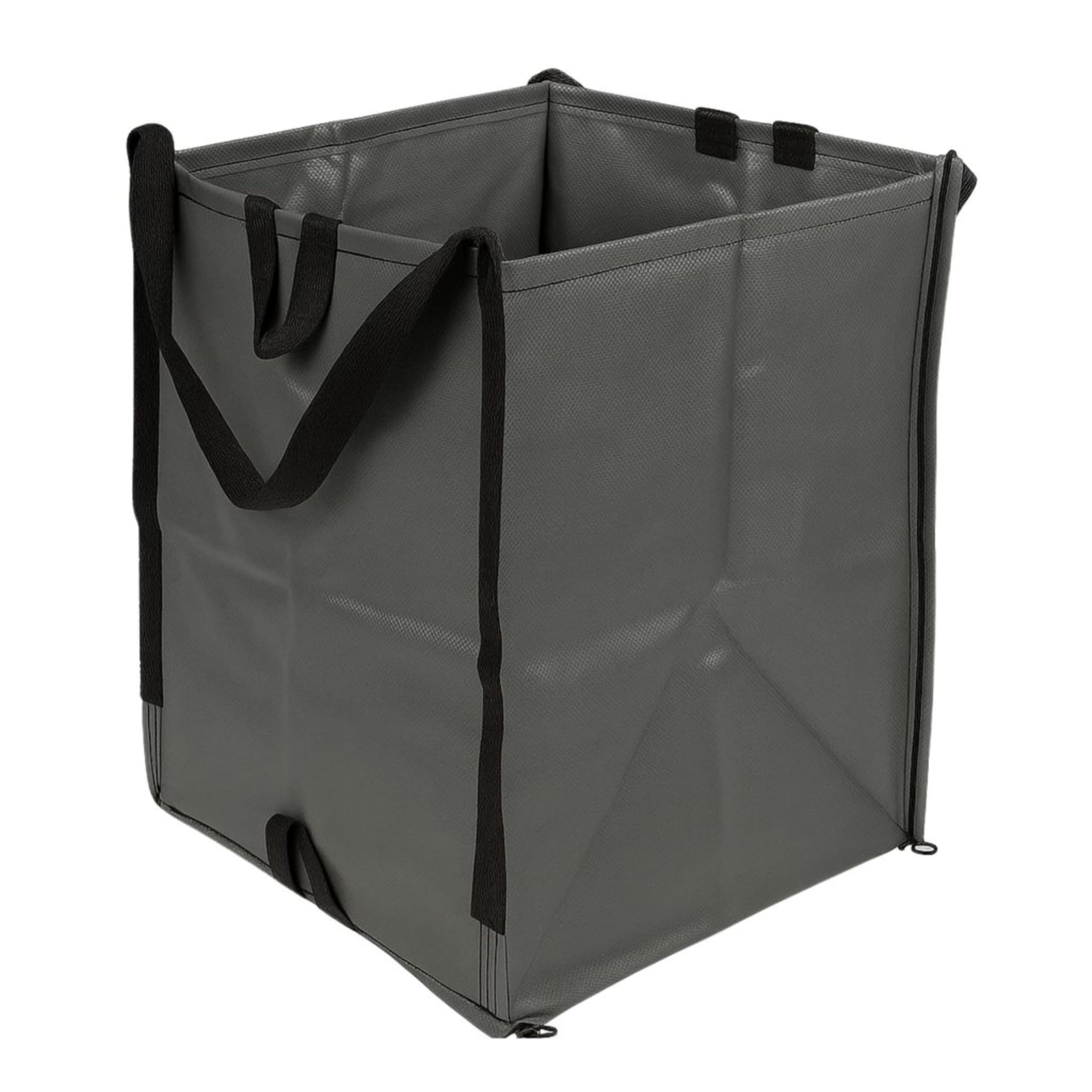 DURASACK Heavy Duty Home and Yard Bag, gray, front view