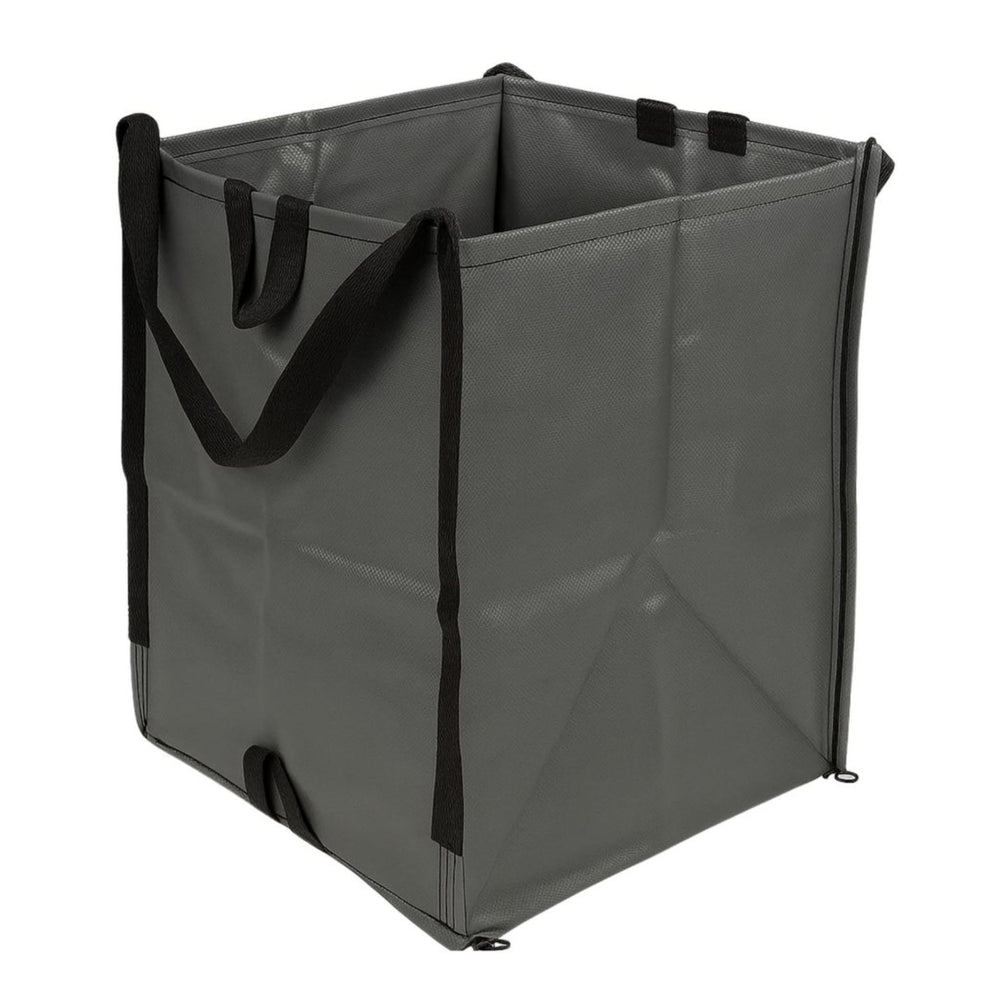 DURASACK Heavy Duty Home and Yard Bag, gray, front view