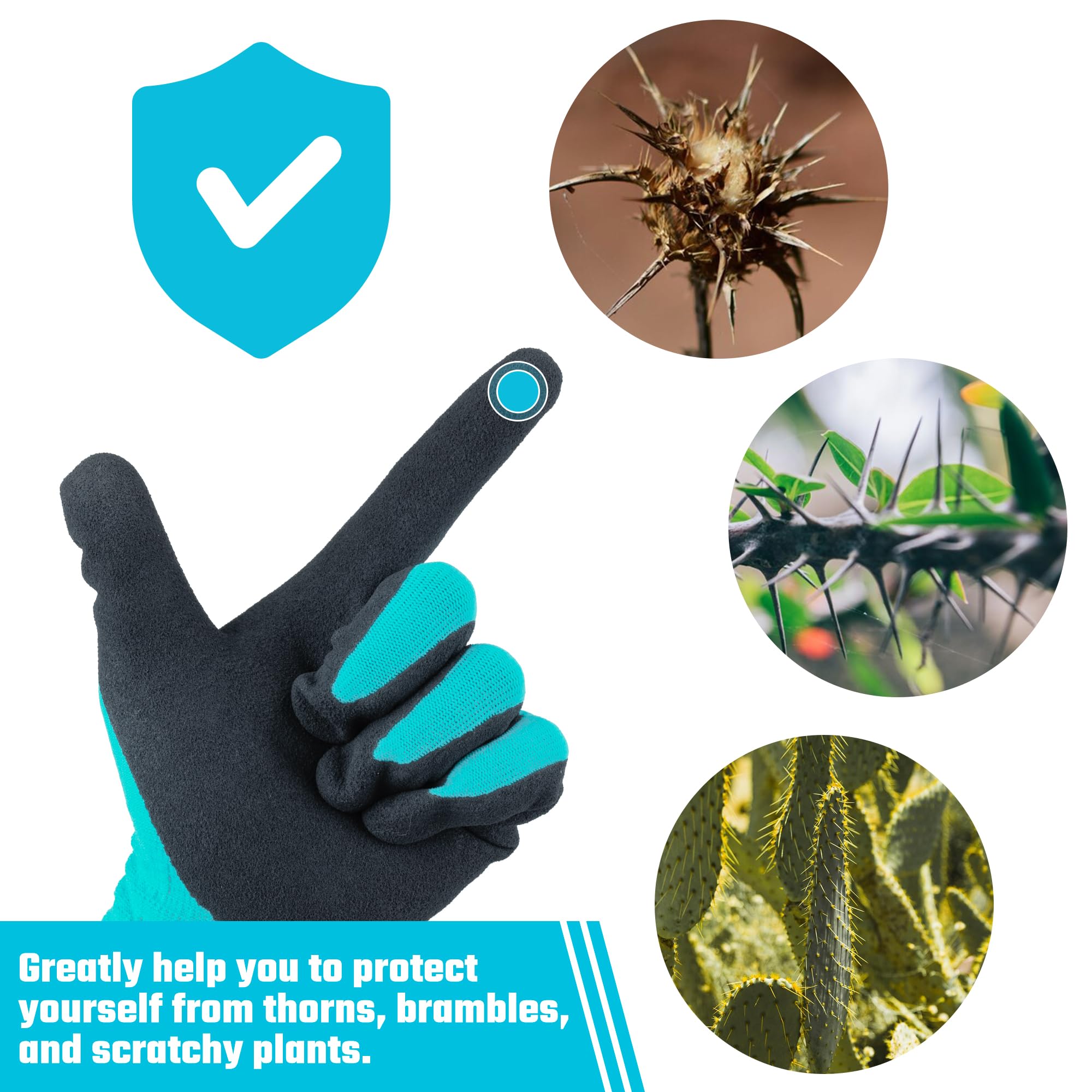 DURATECH Garden Gloves Medium in a garden setting
