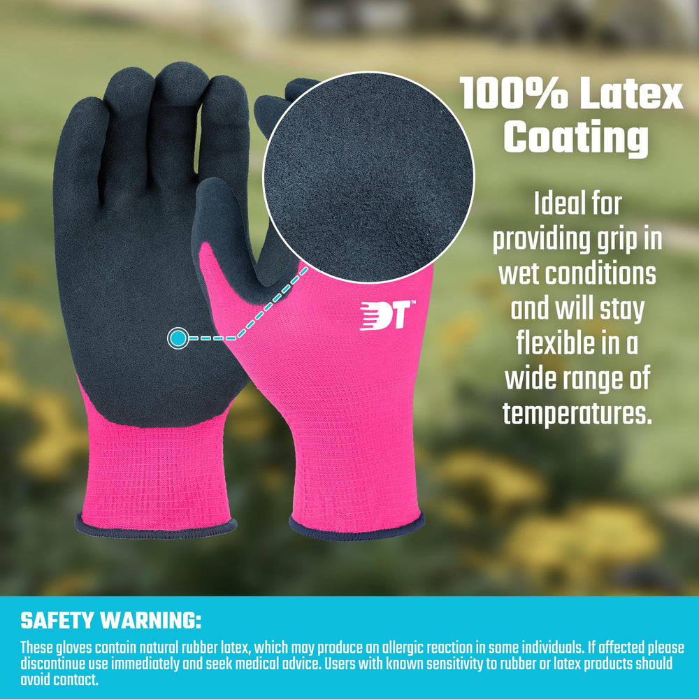DURATECH Garden Gloves Medium showing breathable fabric and wrist cuff