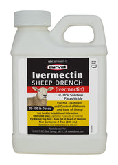 Durvet Ivermectin Sheep Drench 8 fl oz bottle front view