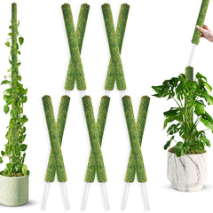 Duspro 22-inch green stackable moss pole front view
