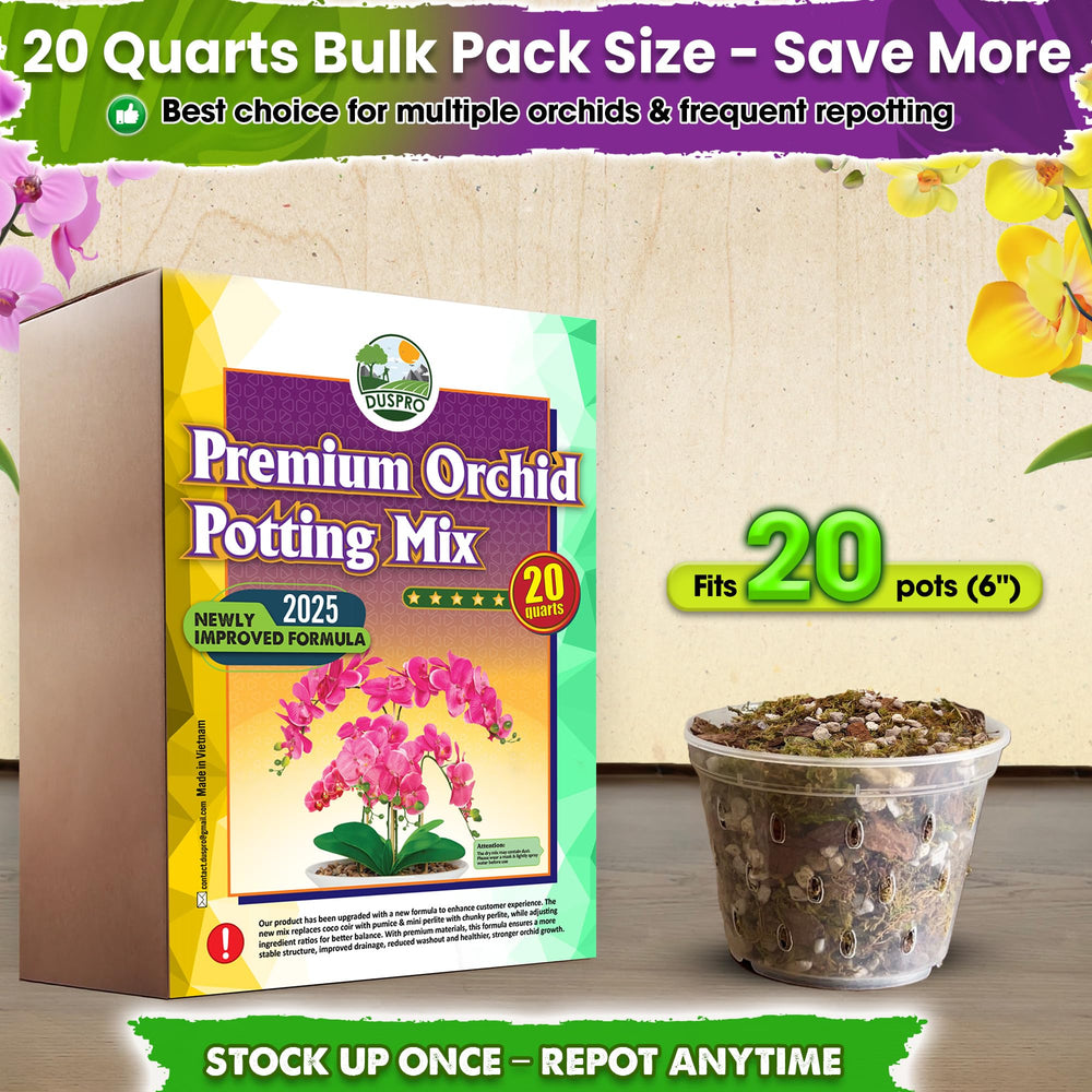 DUSPRO Orchid Potting Mix 20QT with measuring tool