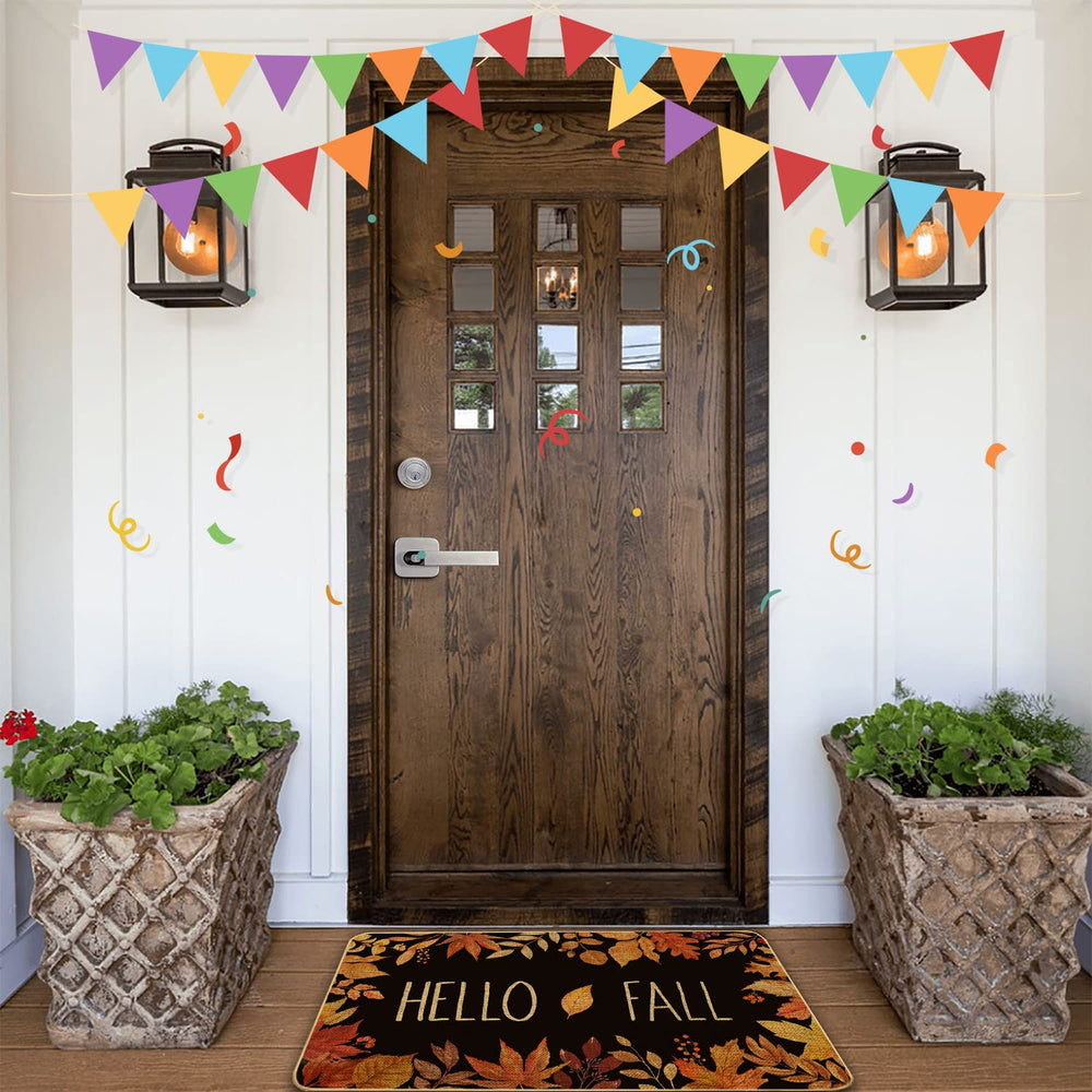 Dust and dirt easily shaken off ARTDMT Hello Fall Doormat