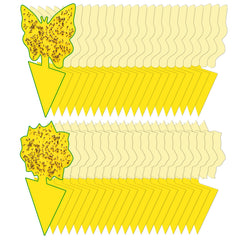 Dwcom Trap 40 Pack Yellow Sticky Traps front view