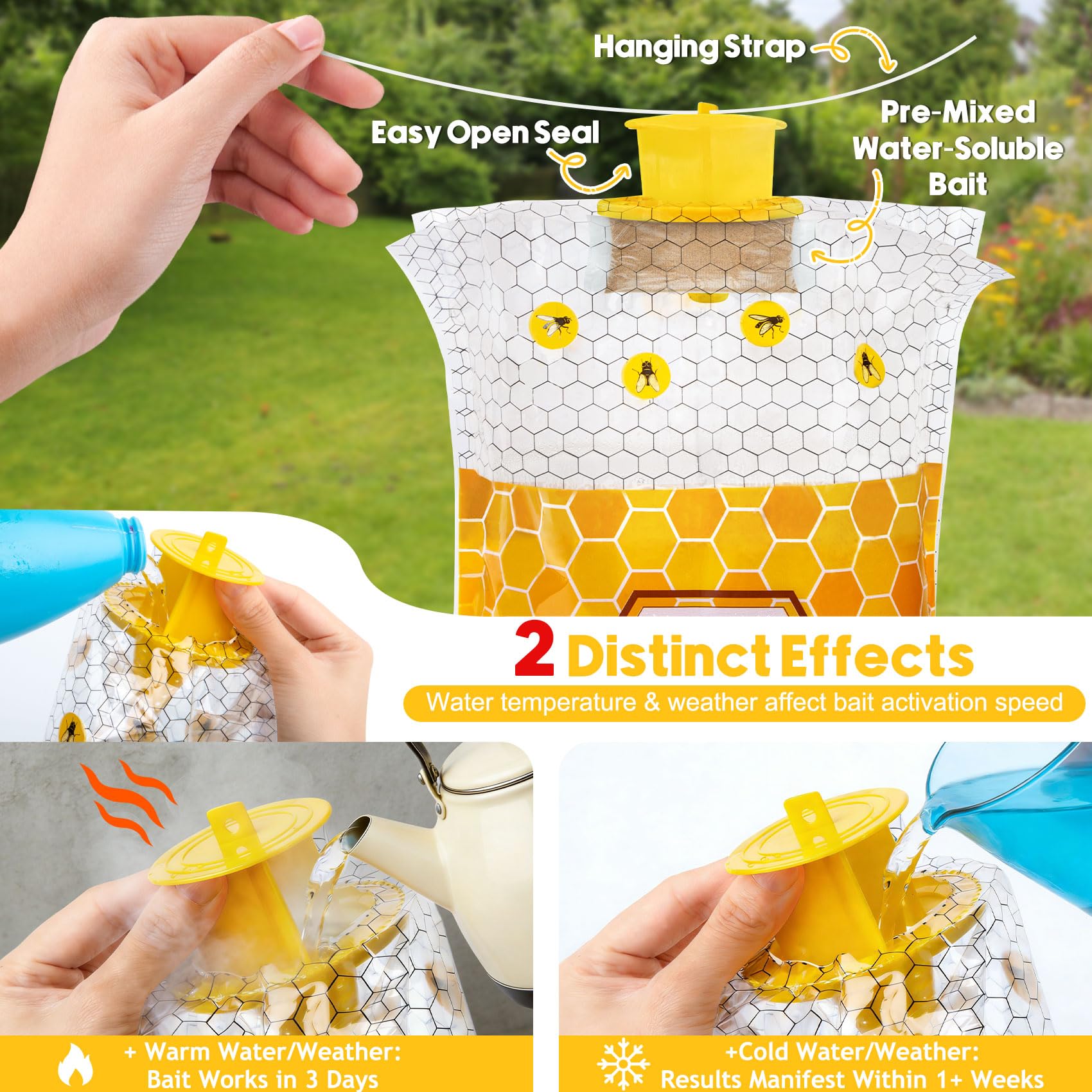 Dwcom Trap Disposable Fly Trap setup instructions