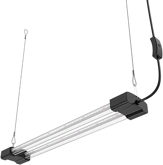 DYMOND Grow Light 2 FT black with plants