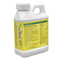 Dyna-Gro Foliage Pro liquid fertilizer pouring into a measuring spoon